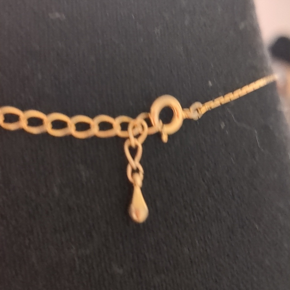 Limoges pendant w/Gold - Tone Chain - Picture 2 of 5